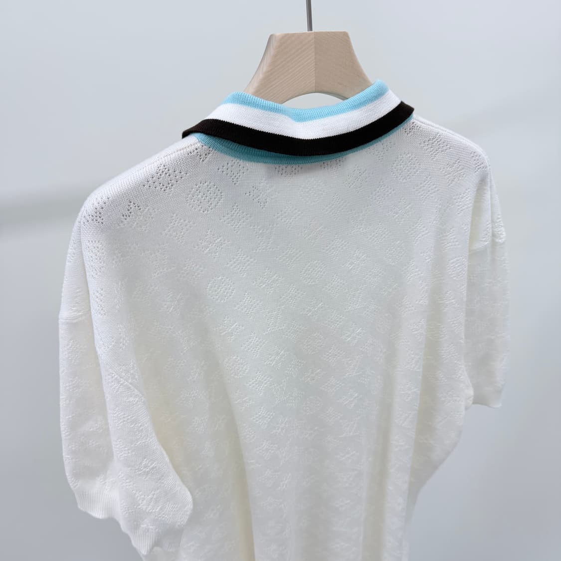 [A+급/XL] 루이비통 모노그램 반팔 카라티 화이트 상품이미지6