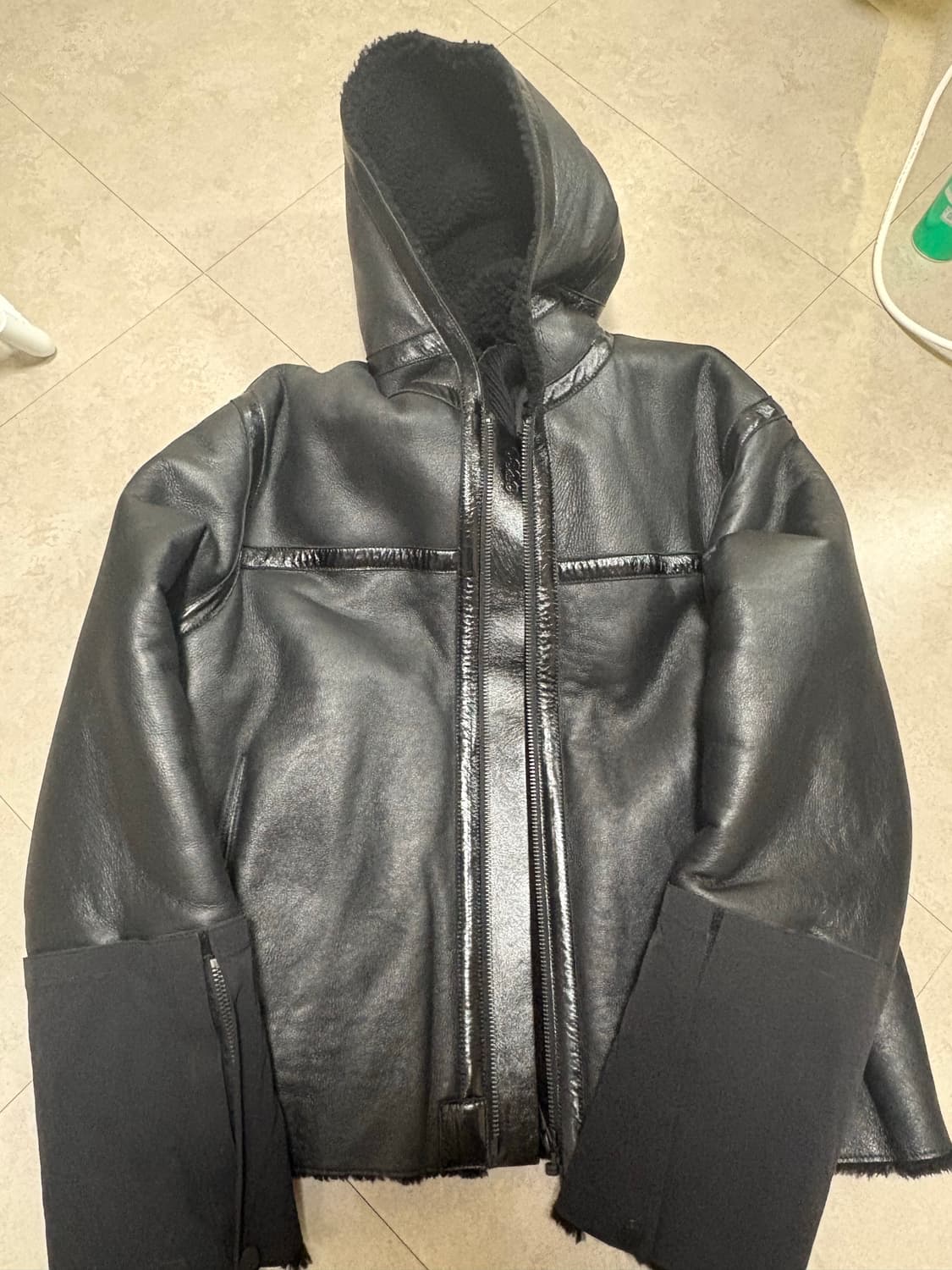 032c 레더자켓 (무스탕) L사이즈 105 상품이미지4