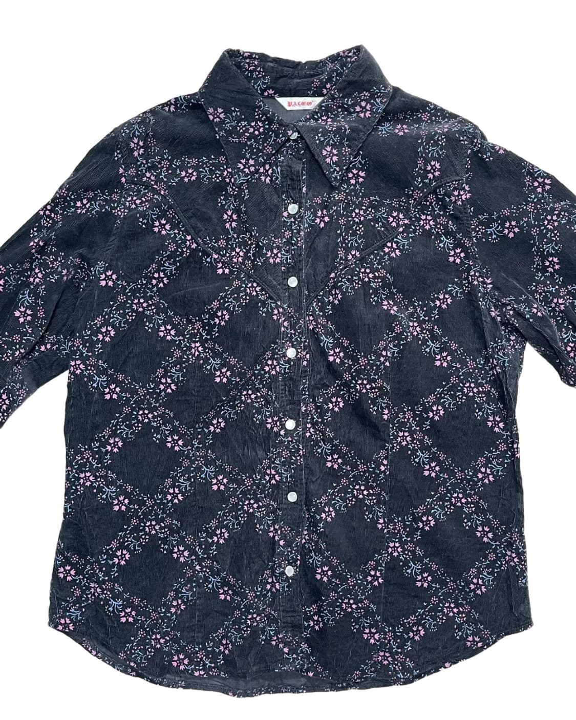 Corduroy black shirt 상품이미지3