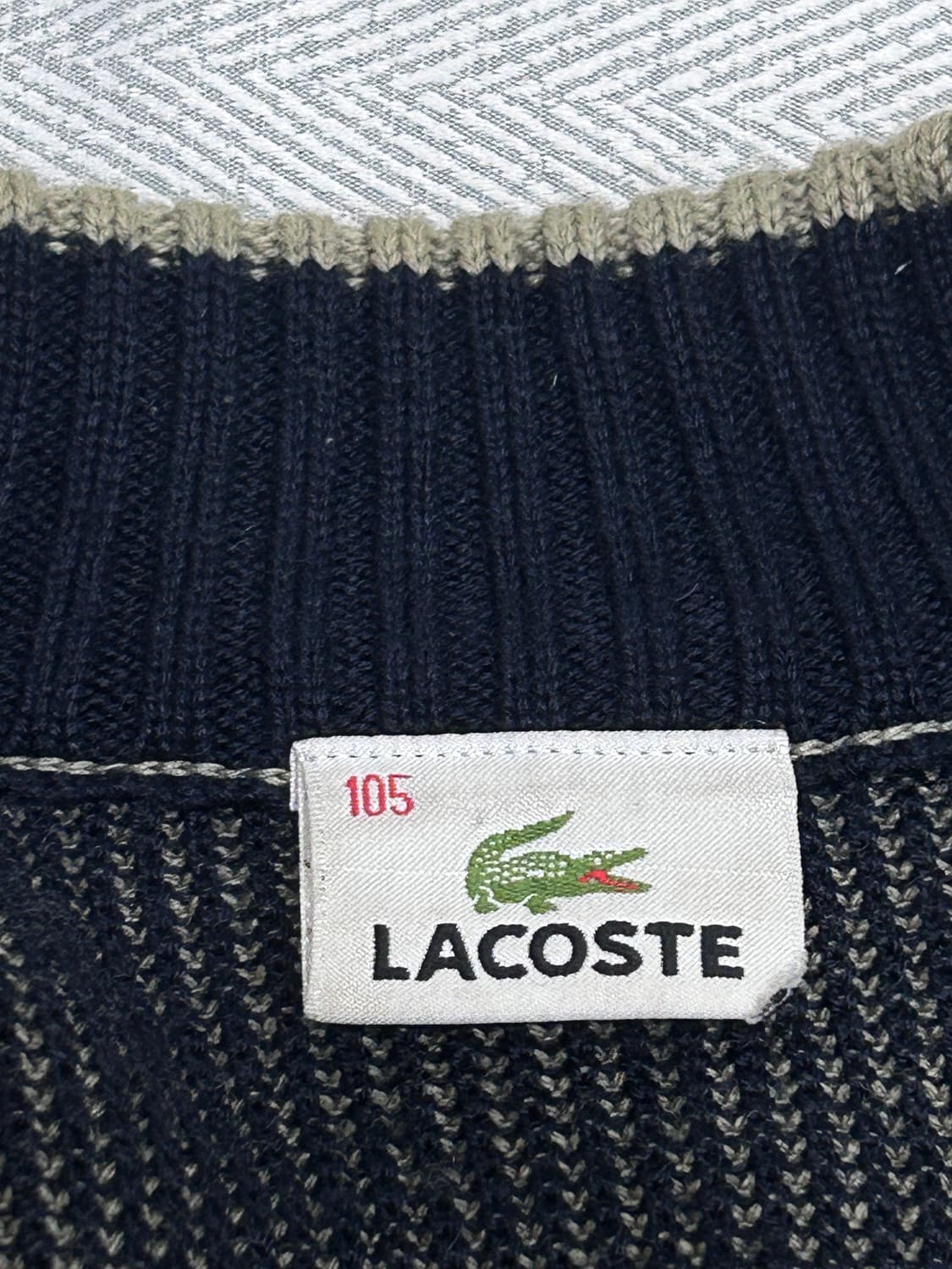 라코스테 울 니트 집업 가디건 남성 100-105사이즈 상품이미지5