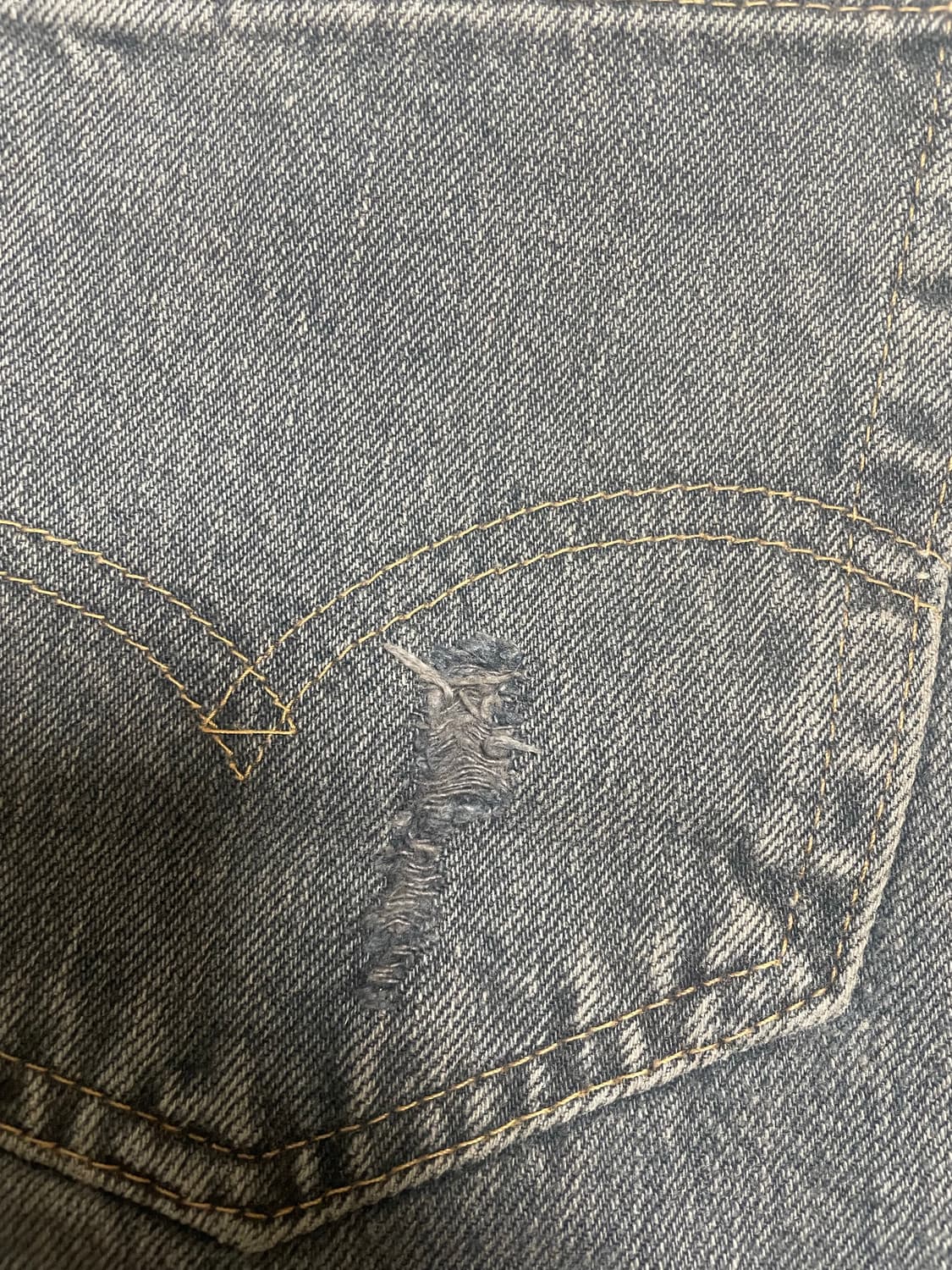 Lvc 1967 505 흑청데님팬츠 상품이미지8