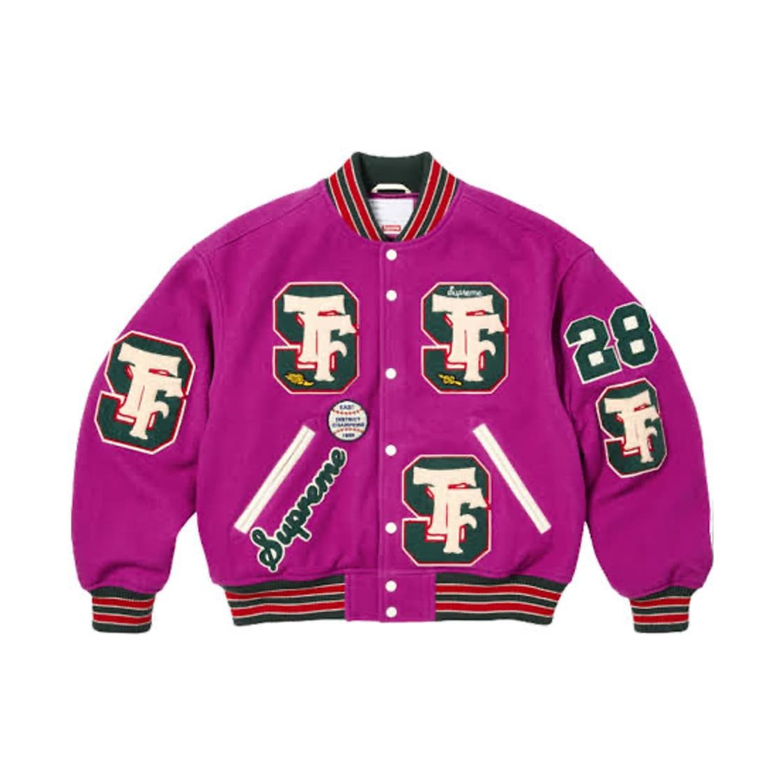 [L] Supreme Drill Team Varsity Jacket 상품이미지1