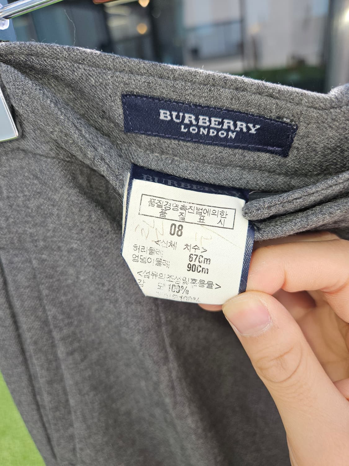 버버리 울 슬랙스 상품이미지5