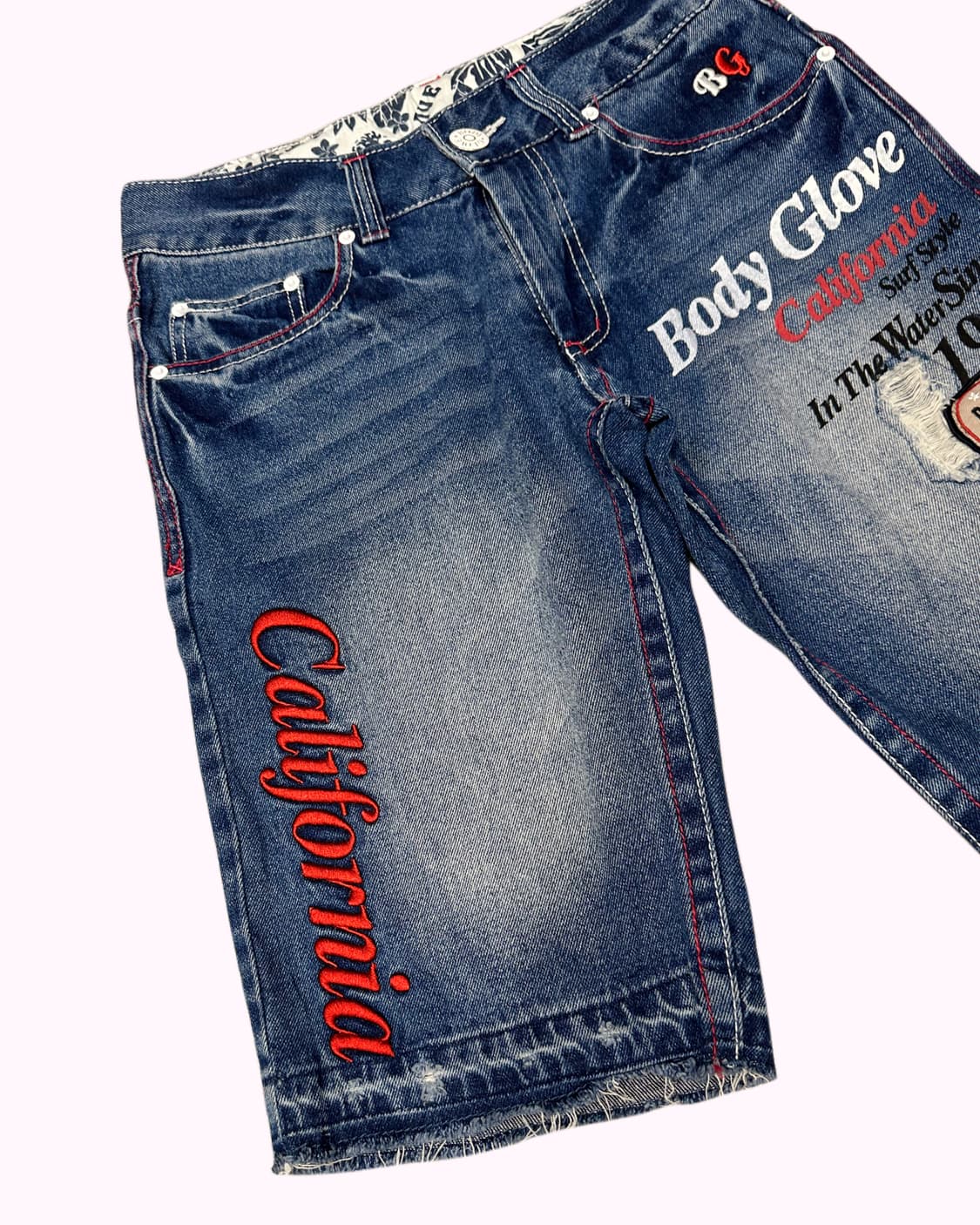 logo surfer denim shorts 상품이미지4