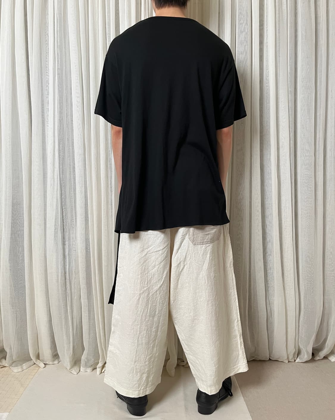 요지야마모토 ground Y 비대칭 롱 티셔츠 yohji yamamoto 상품이미지7