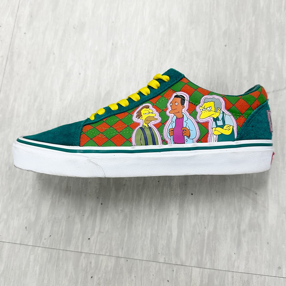 반스 심슨 콜라보 올드스쿨 스니커즈 운동화 단화 255mm 상품이미지2