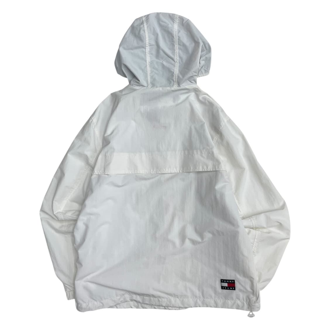타미힐피거 진스 로고 화이트 후드 바람막이 M 상품이미지3