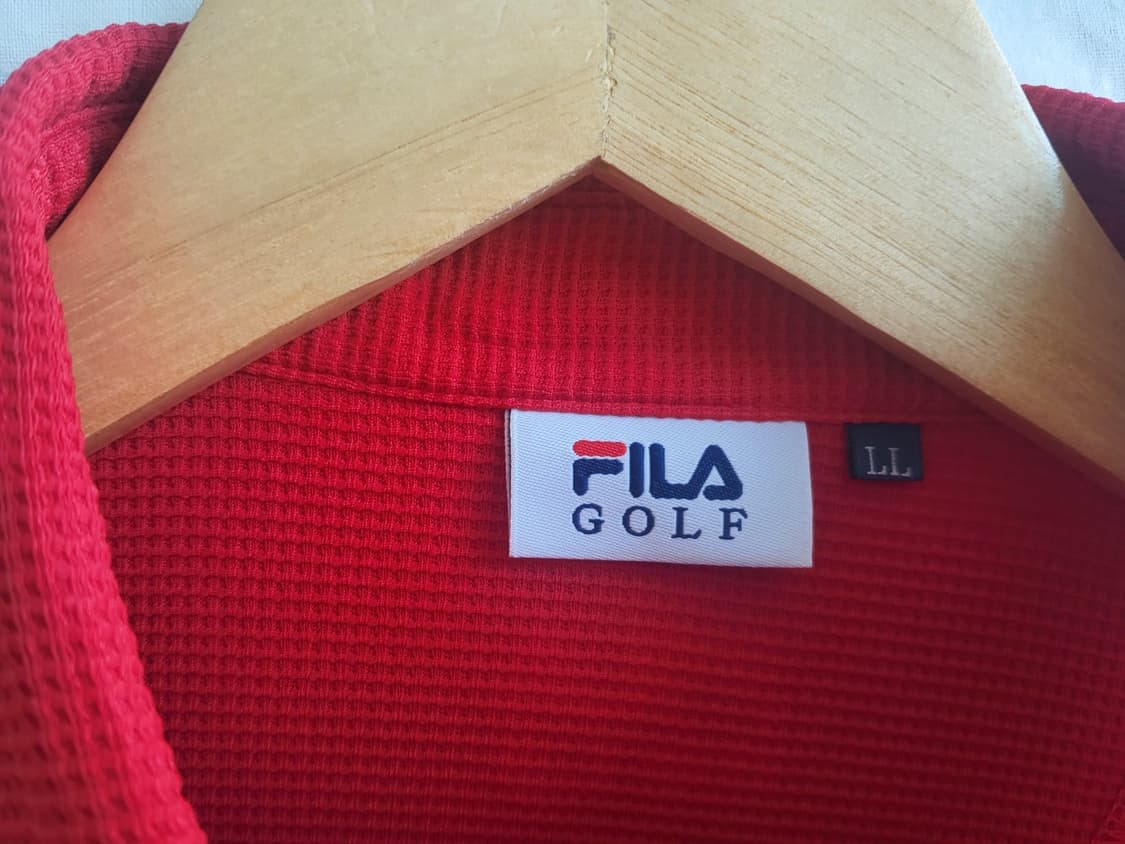 FILA GOLF 휠라골프 남성 기능성 반팔 카라티 XL 폴리 골프웨어 상품이미지5