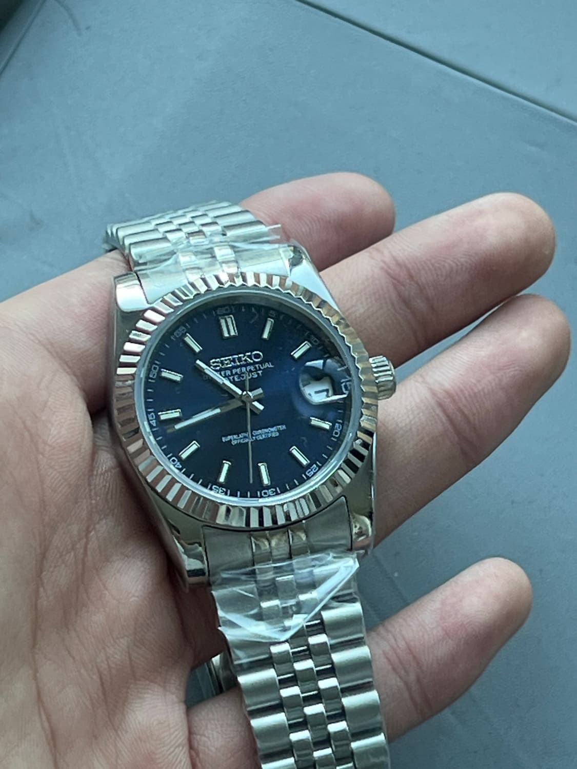 세이코 데이트저스트 청판 커스텀 상품이미지2