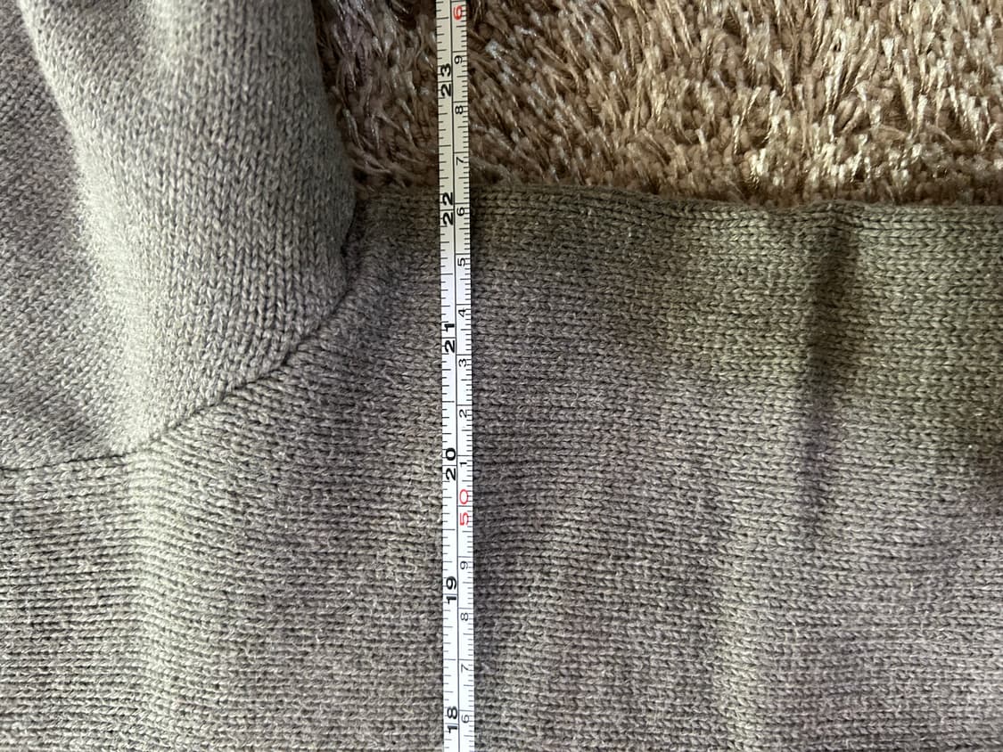 Polo knit jip-up - khaki (100) 상품이미지6