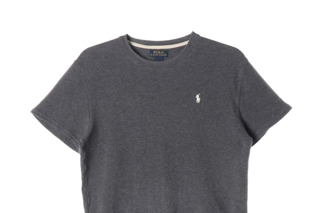 폴로 랄프로렌 차콜 와플 반팔티 S 상품이미지3