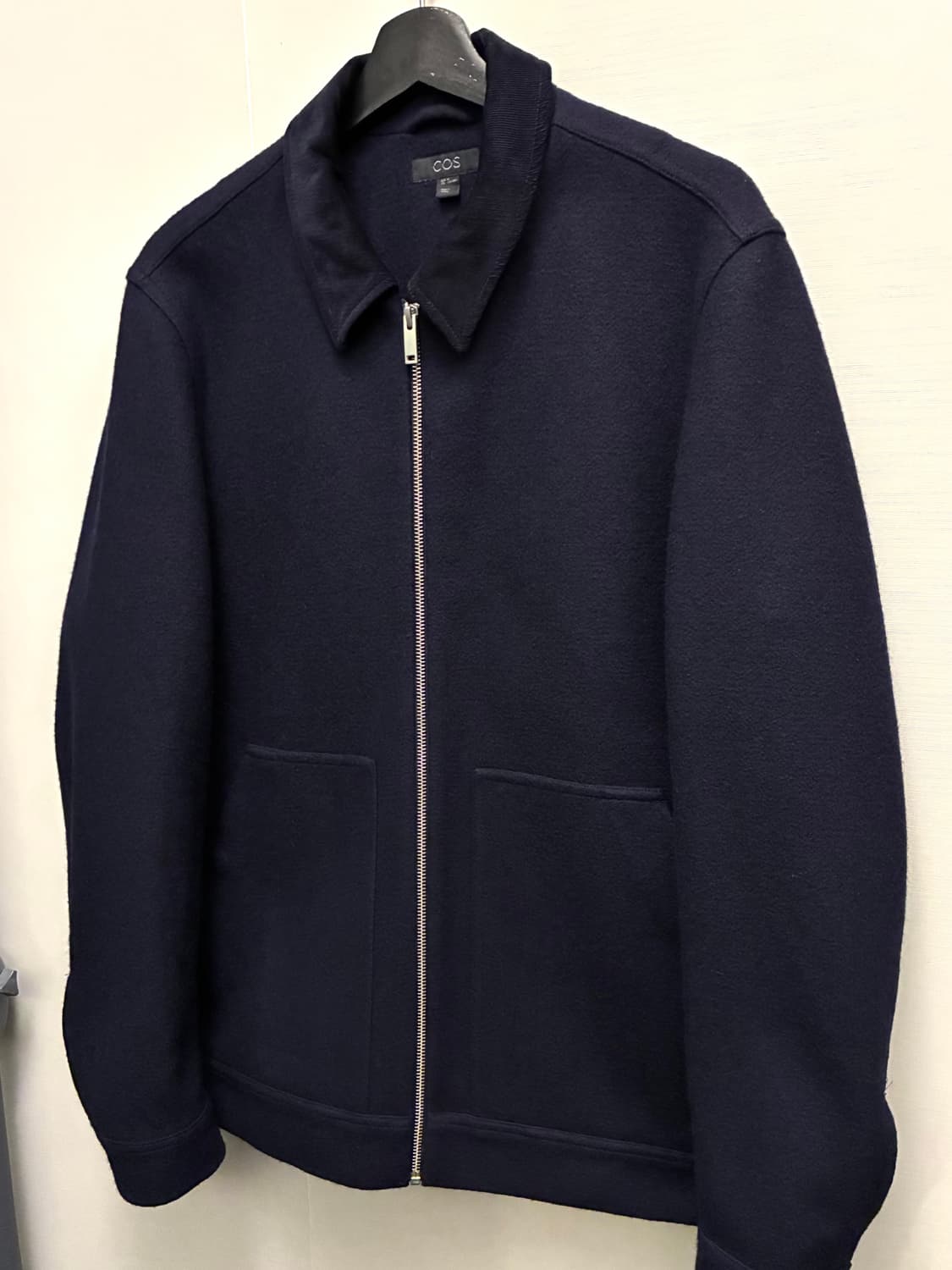 (M/100)COS 코스 코듀로이 카라 코튼 울자켓 블루종 상품이미지3