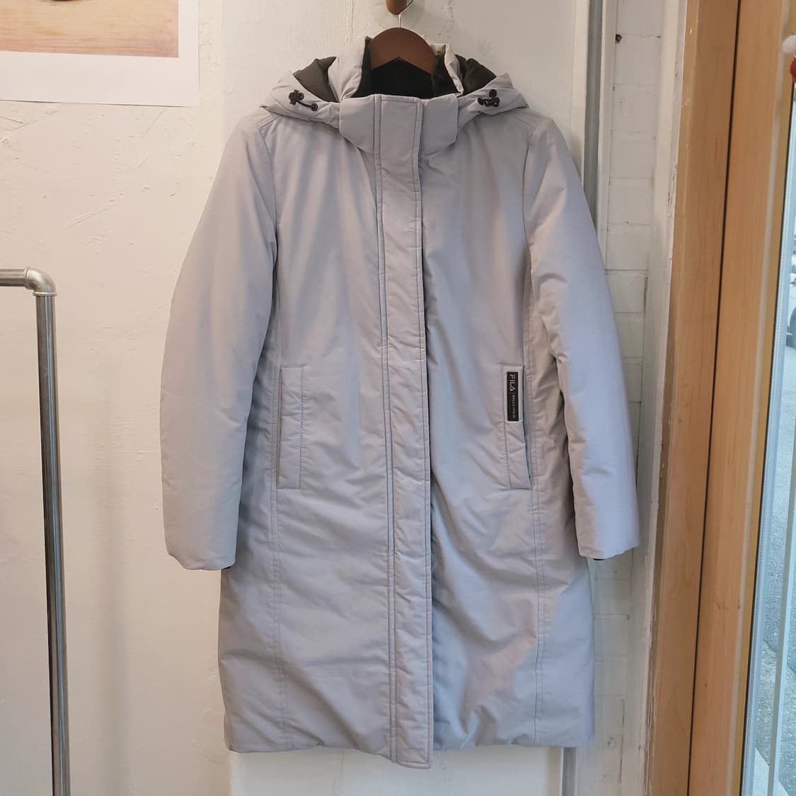 FILA 덕다운 롱패딩 여자 S(드라이 완료) 상품이미지4