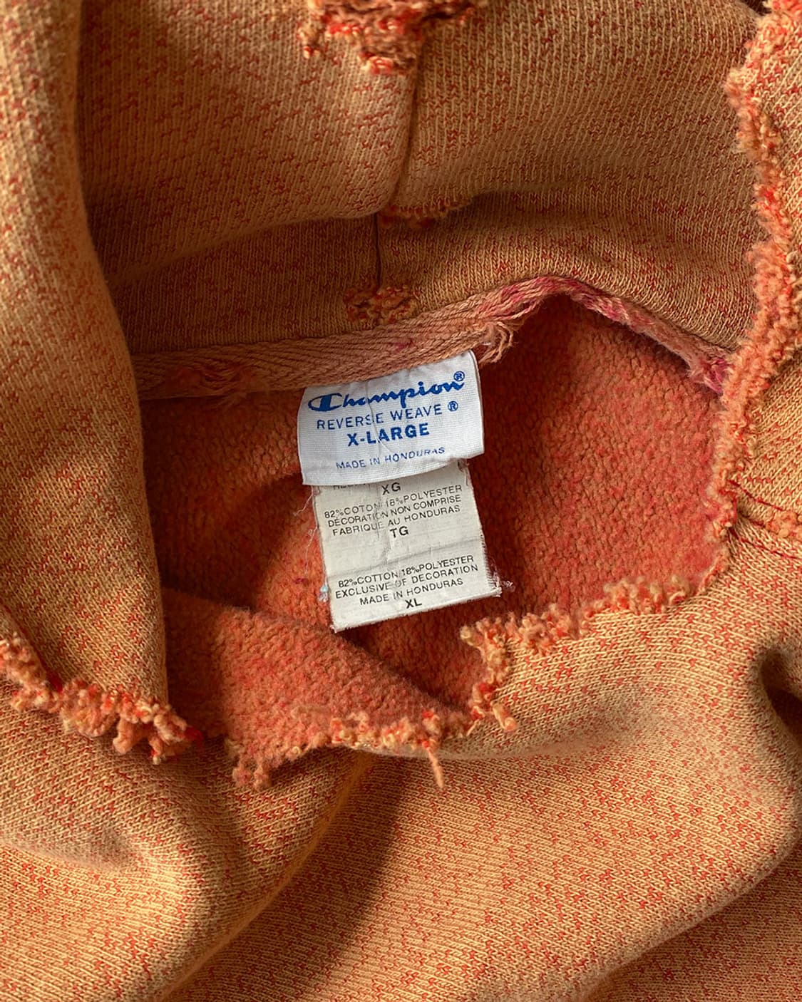 챔피온 리버스위브 디스트로이드 페인팅 후드티 상품이미지4