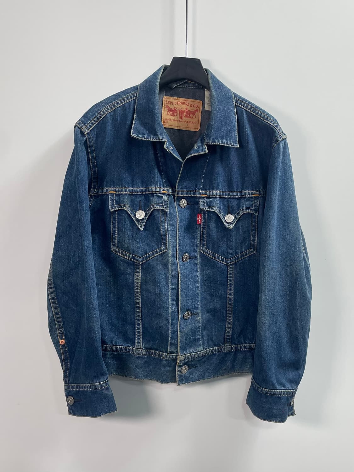 리바이스 TYPE1 투포켓 데님자켓 (on.15)  상품이미지1