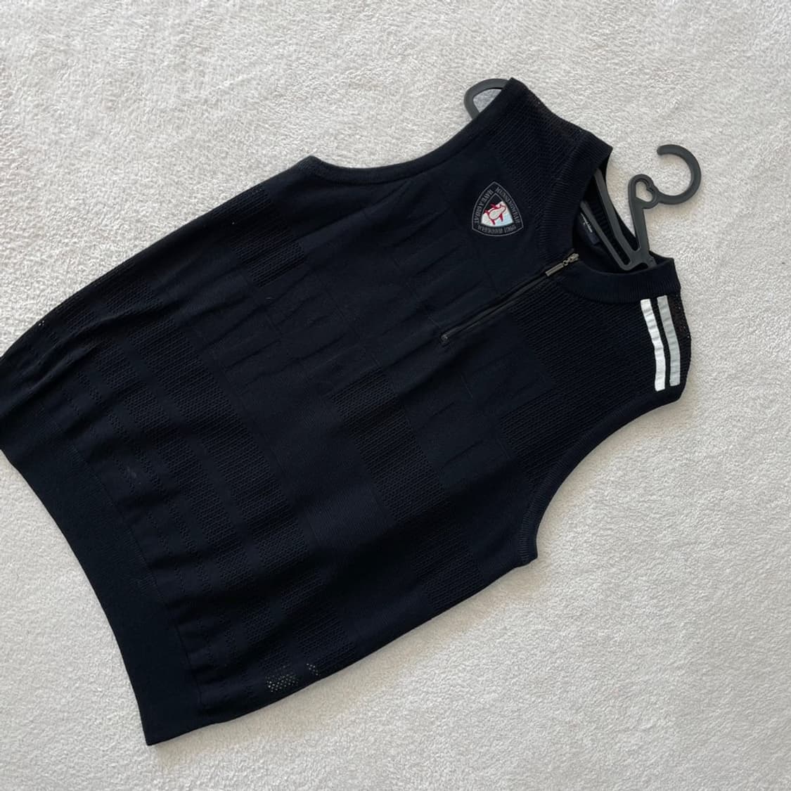 L 먼싱웨어 남성 골프 매쉬 조끼 100 상품이미지3