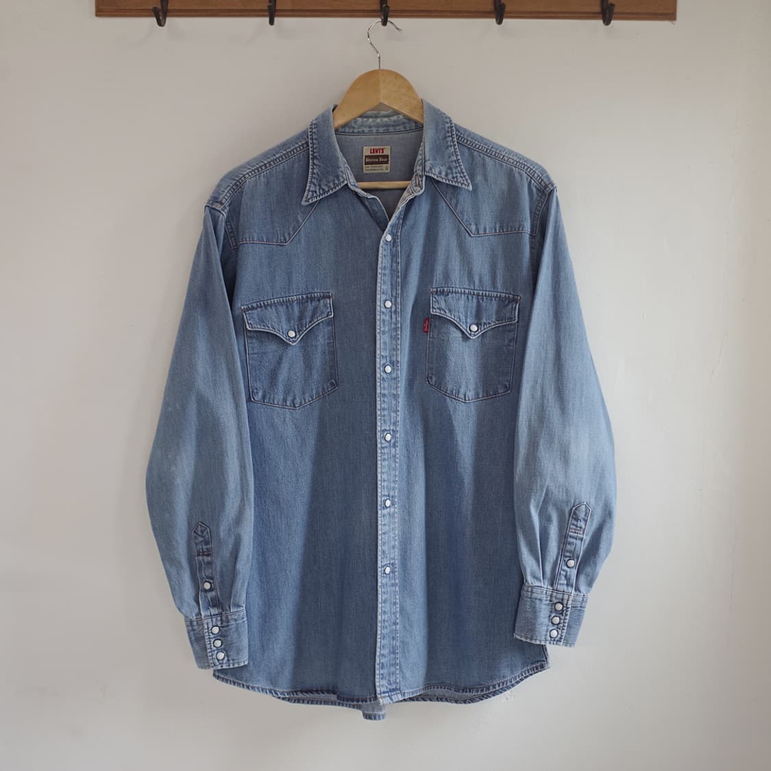 90's Levi's Denim Western Shirt 상품이미지1