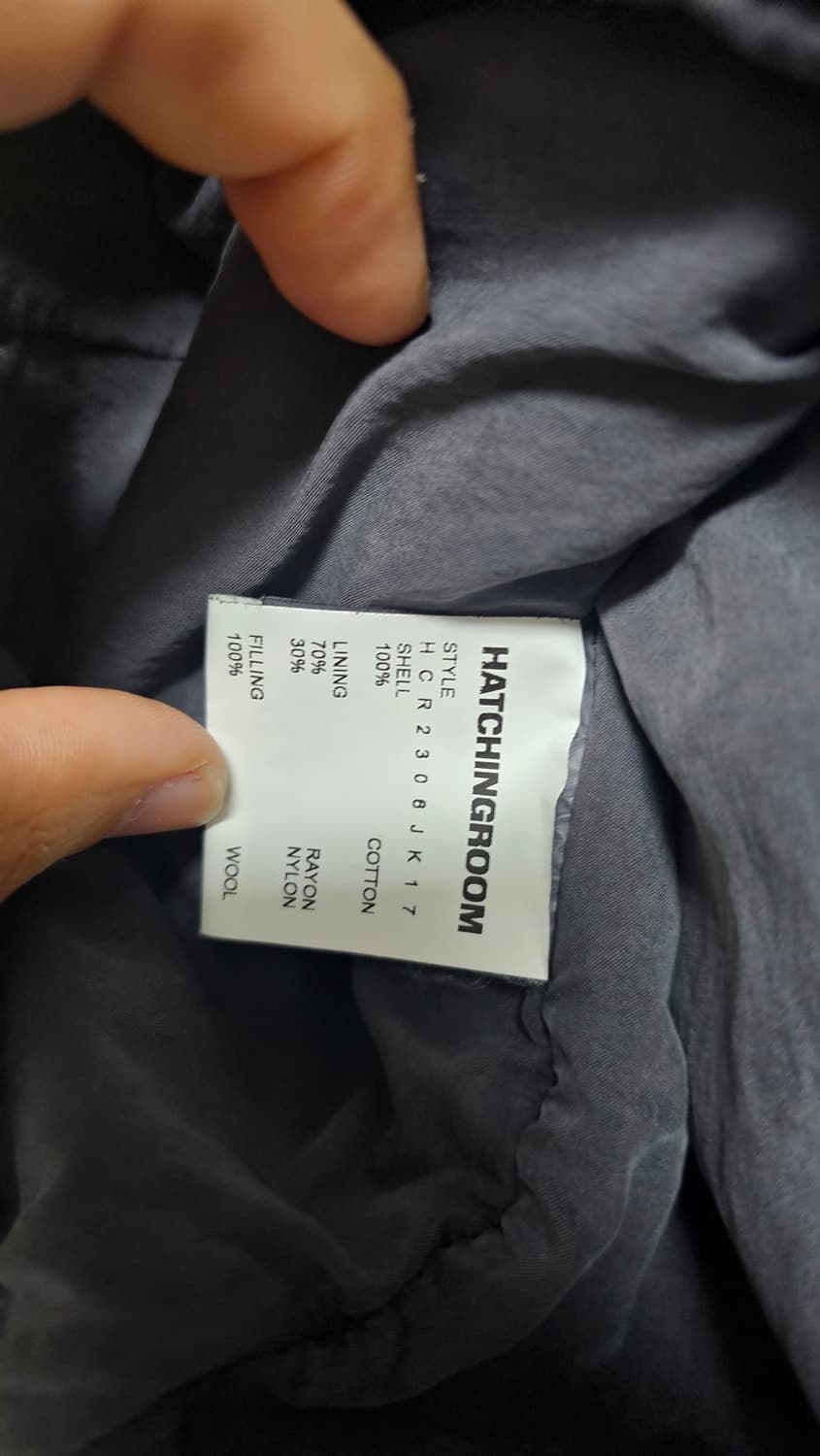 해칭룸 VTG Layering 조끼 다크 그레이 판매합니다 상품이미지6