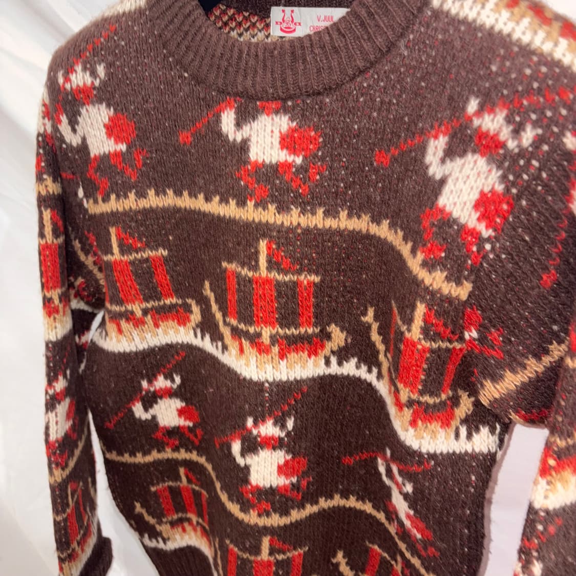 빈티지 바이킹 니트 상품이미지2