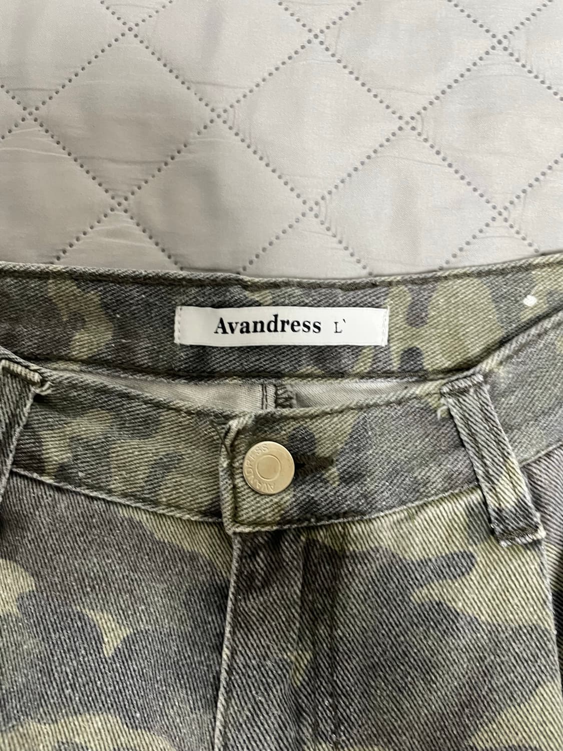 어반드레스 사이드 빅 데님 쇼츠 카모 상품이미지3