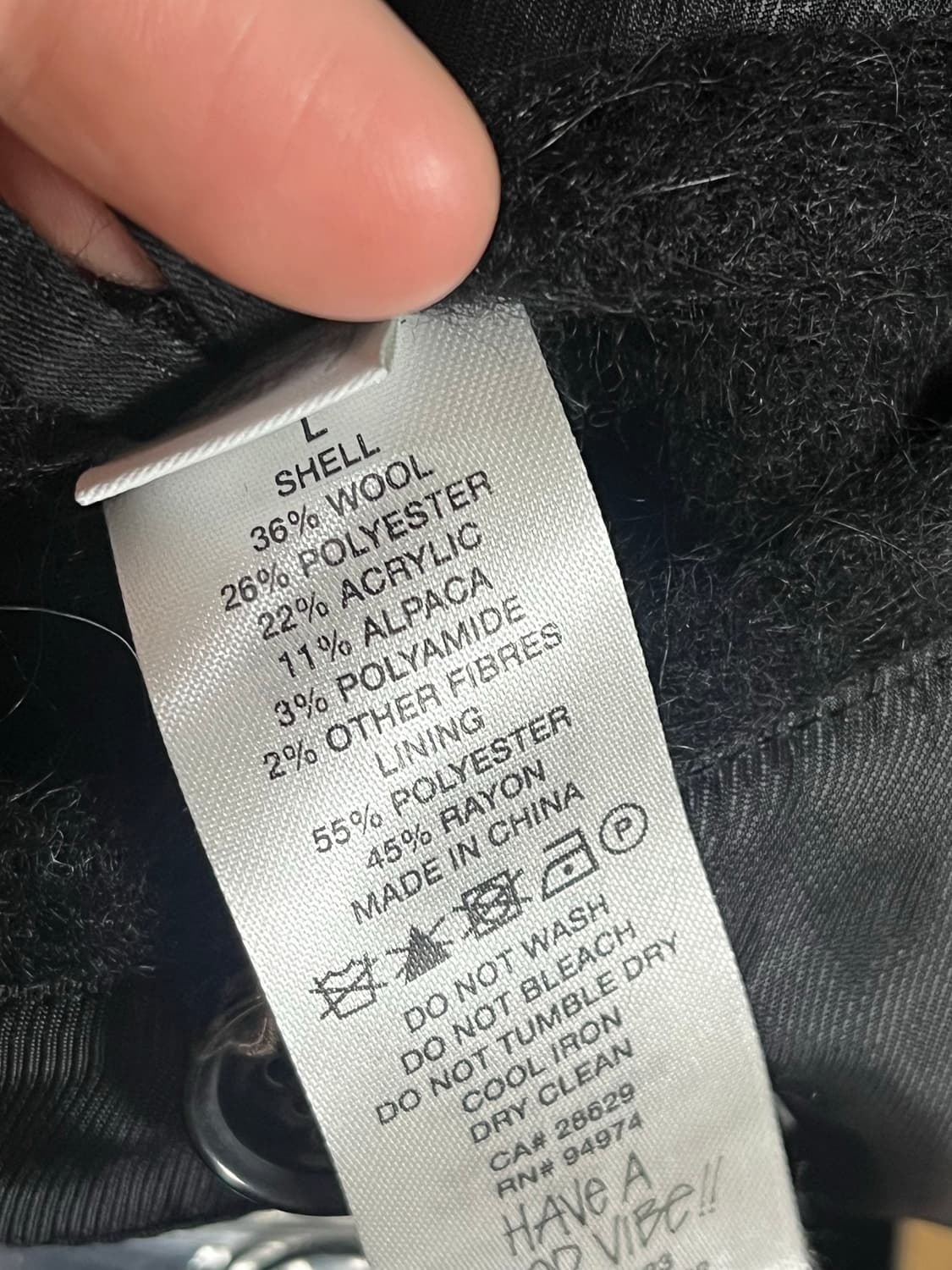 Stussy 스투시 모헤어 코트 상품이미지7