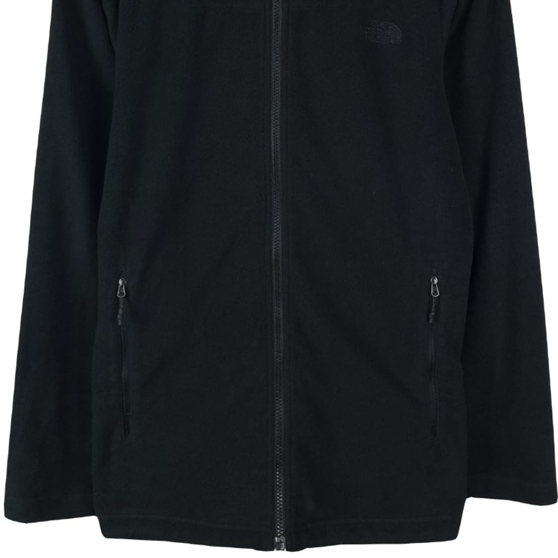 [노스페이스] 로고 자수 플리스 후리스 집업 자켓 블랙 M18945 상품이미지5