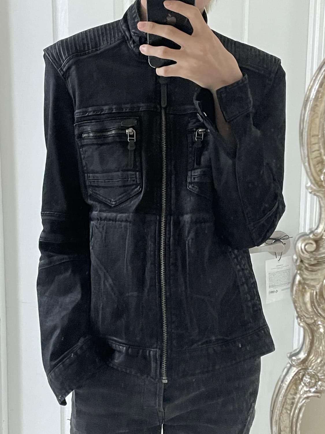 BUCKAROO 코팅 데님 집업 자켓 상품이미지2