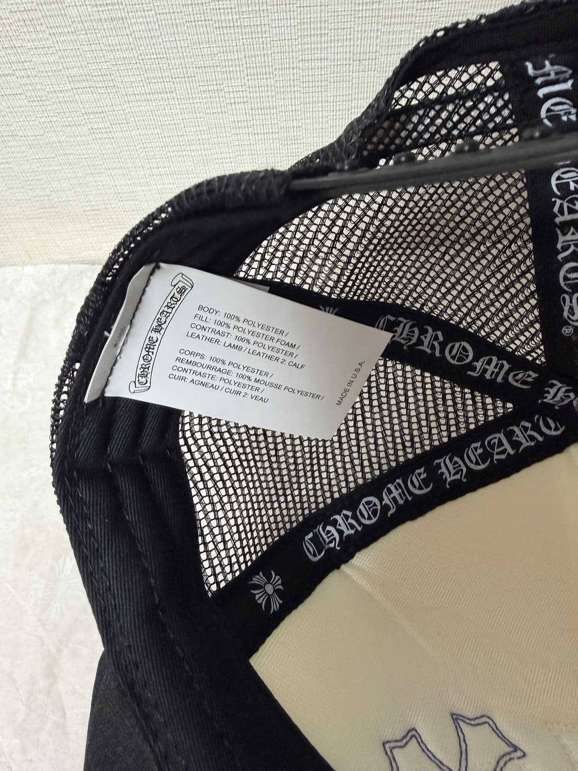 크롬하츠 세메터리 트리플 패치 트러커 캡 새제품 상품이미지3