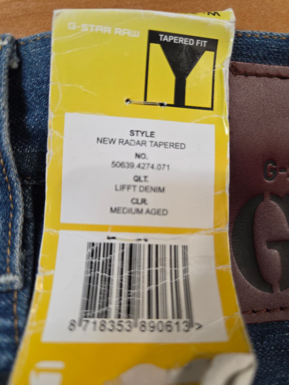 (특별할인)G-Star RAW 청바지 데님(W31/L32) 상품이미지7