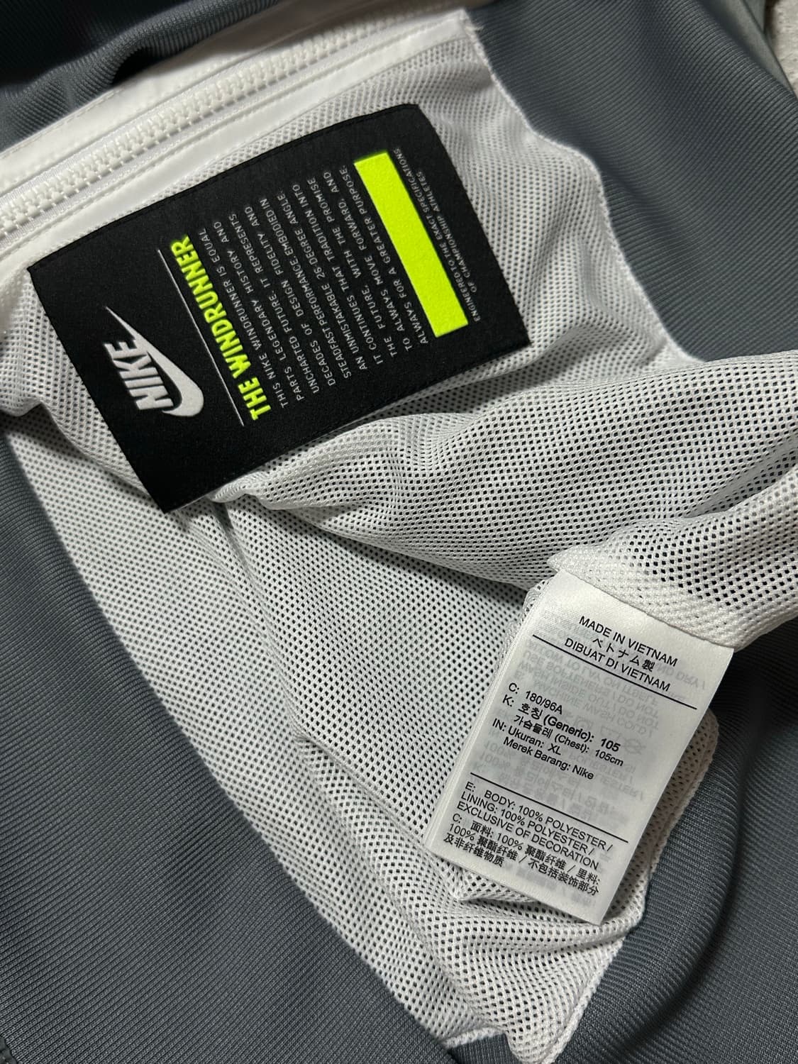 나이키 윈드러너 배색 후디 바람막이 상품이미지7