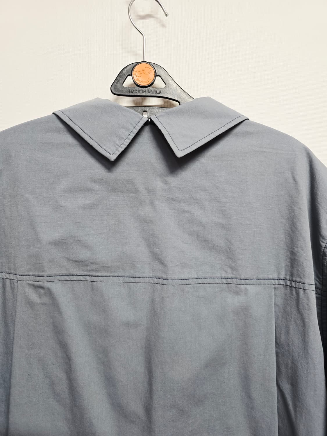 스튜디오톰보이  셔츠 원피스 블루 그레이 상품이미지6
