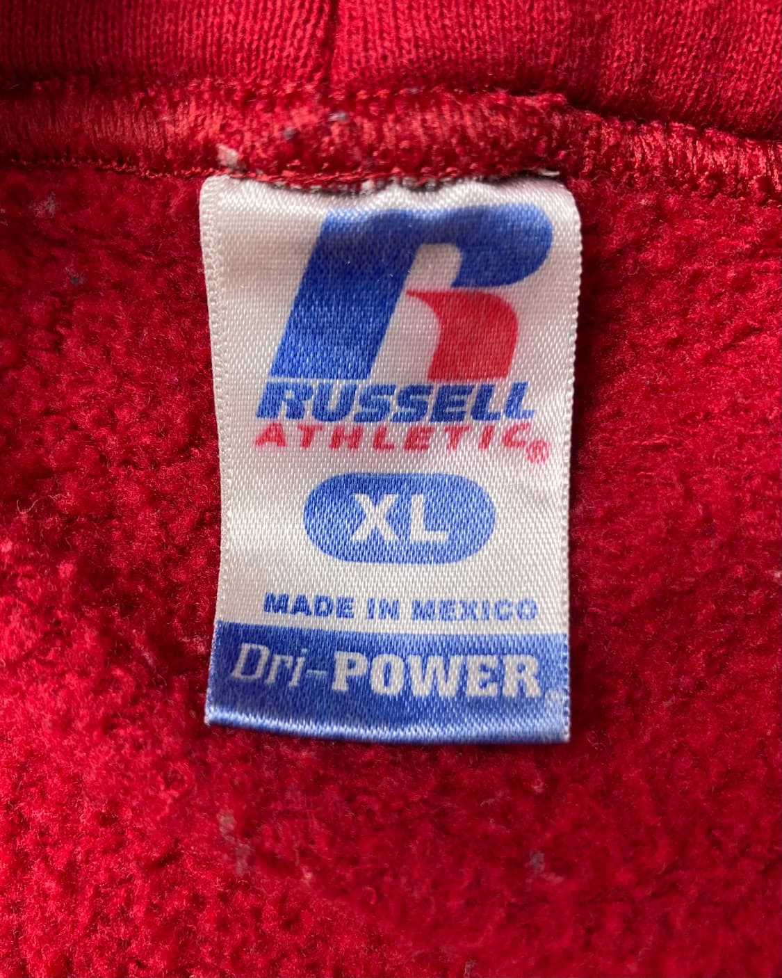 90s Russell Zip Up Hoodie (red) 상품이미지3