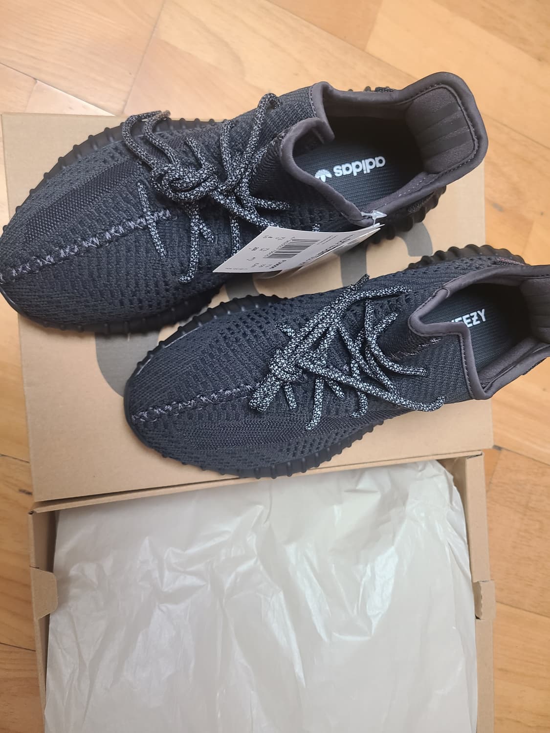 아디다스 이지부스트 350 v2 블랙 260mm 상품이미지1