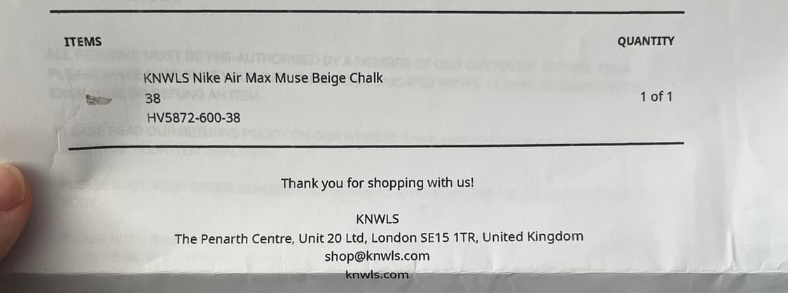 급처⭐️Knwls nike air max muse 240 풀박 직구상품 상품이미지5