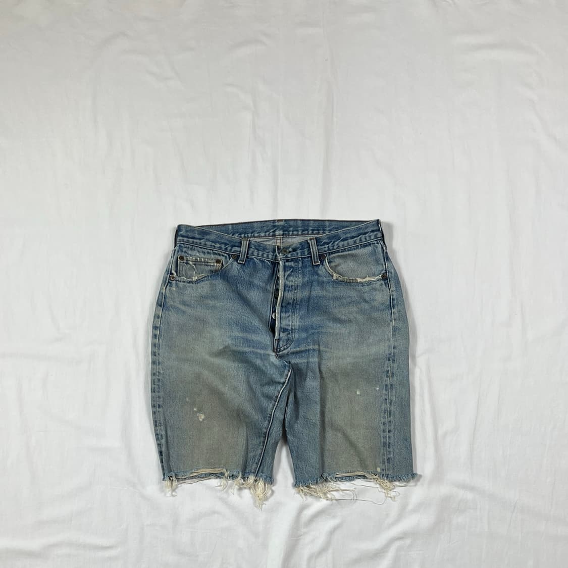 80’s 리바이스 levis 501 데님 쇼트팬츠 청반바지 상품이미지1