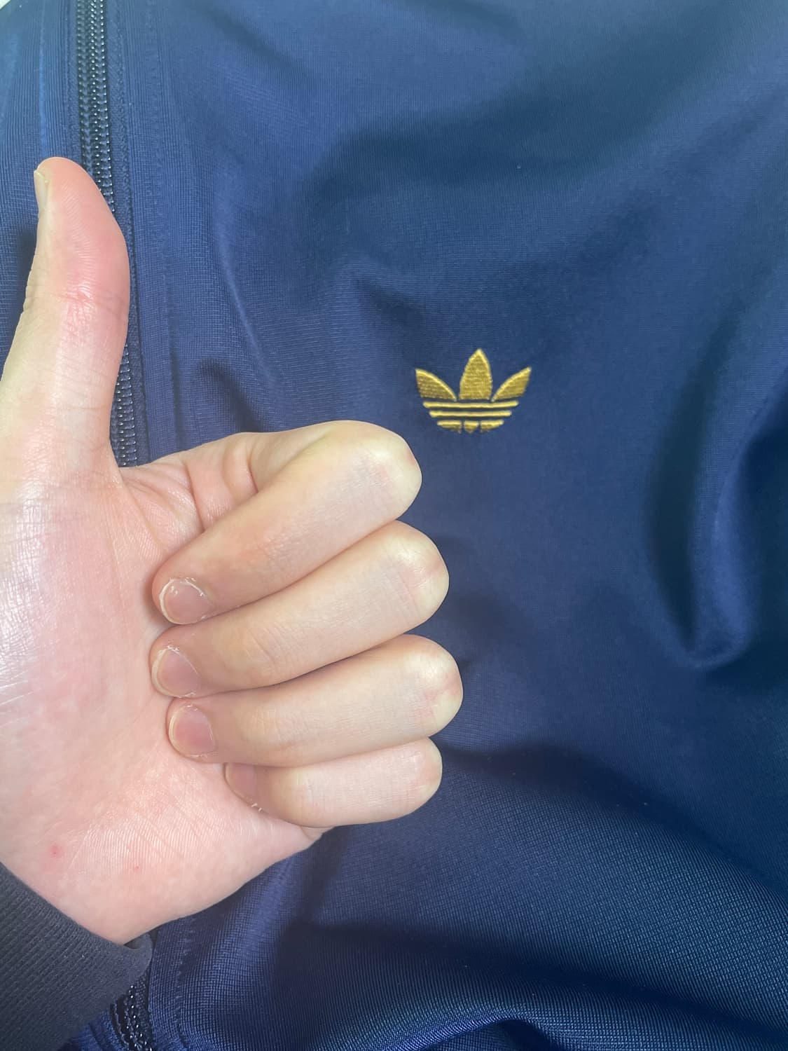 아디다스 트랙 자킷 나이트 인디고 메사- KR사이즈 L 상품이미지3