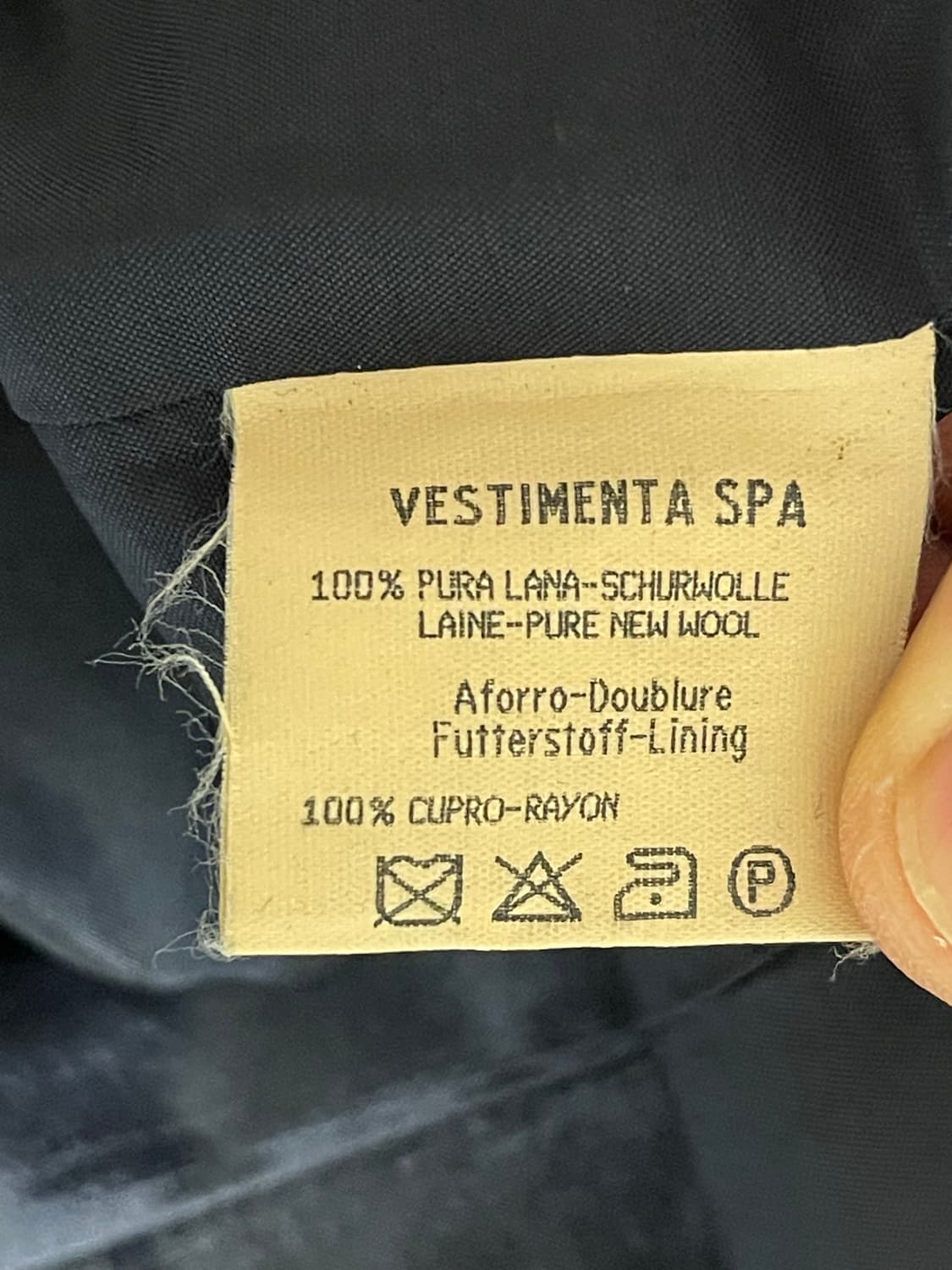 빈티지 90s후반 조르지오 아르마니 메인라인  수트 자켓 블랙50 상품이미지10