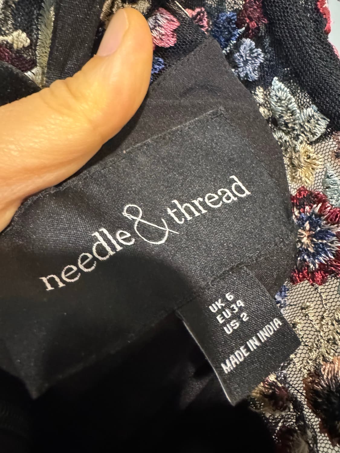 needle&thread니들앤스레드 자수 드레스 상품이미지9