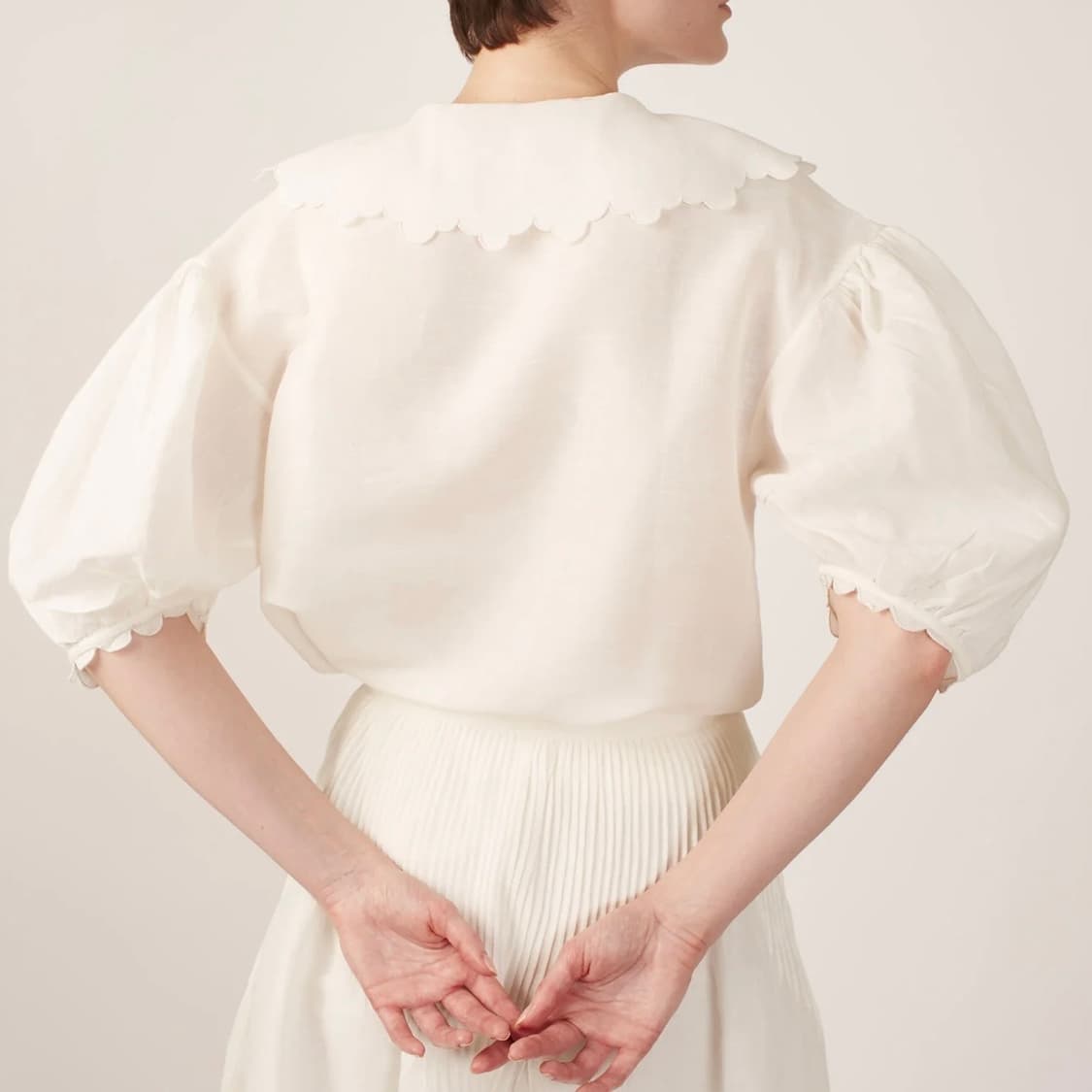 🏷️ThierryColson Vanina 스캘럽 블라우스 (새상품) 상품이미지7