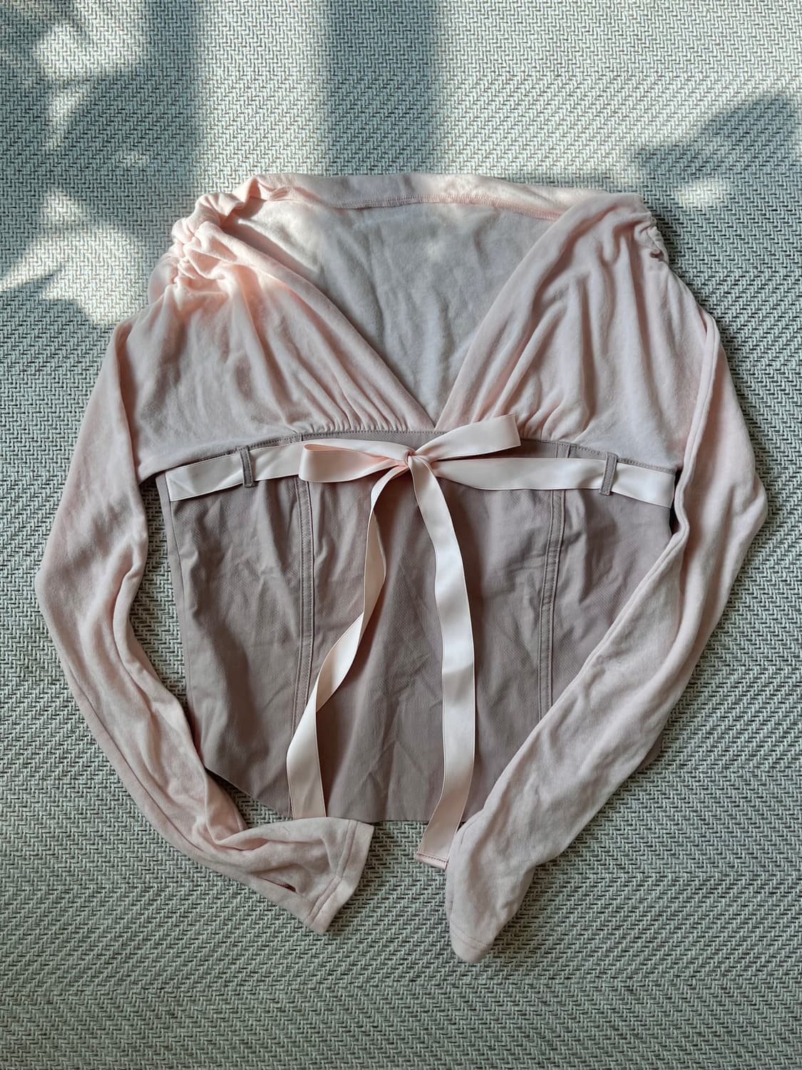 새상품 낫유어로즈 미우탑 M 핑크 상품이미지2