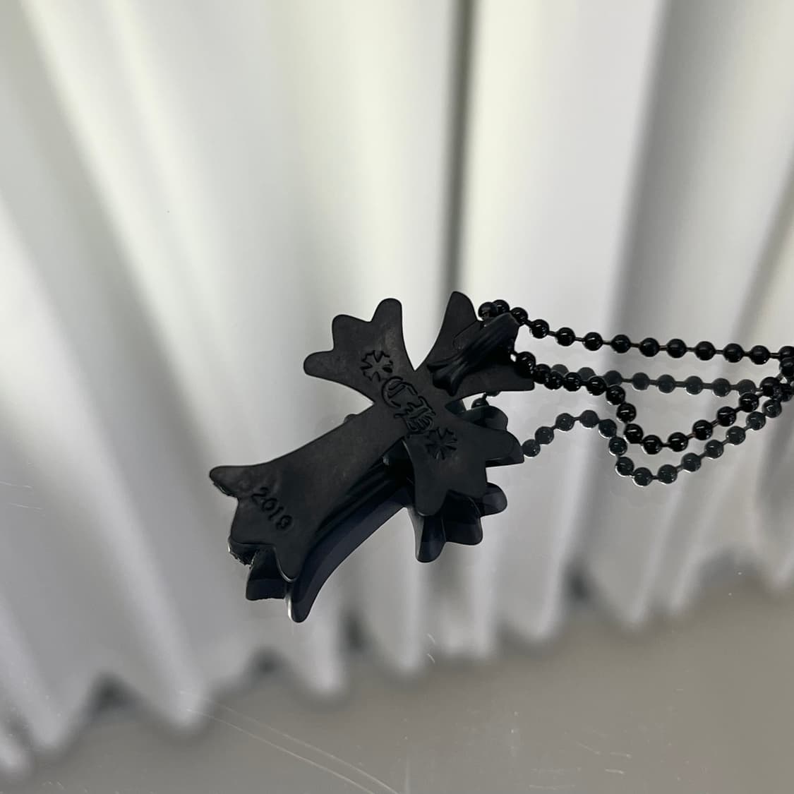 [정품] 크롬하츠 실리콘 목걸이 블랙 상품이미지2