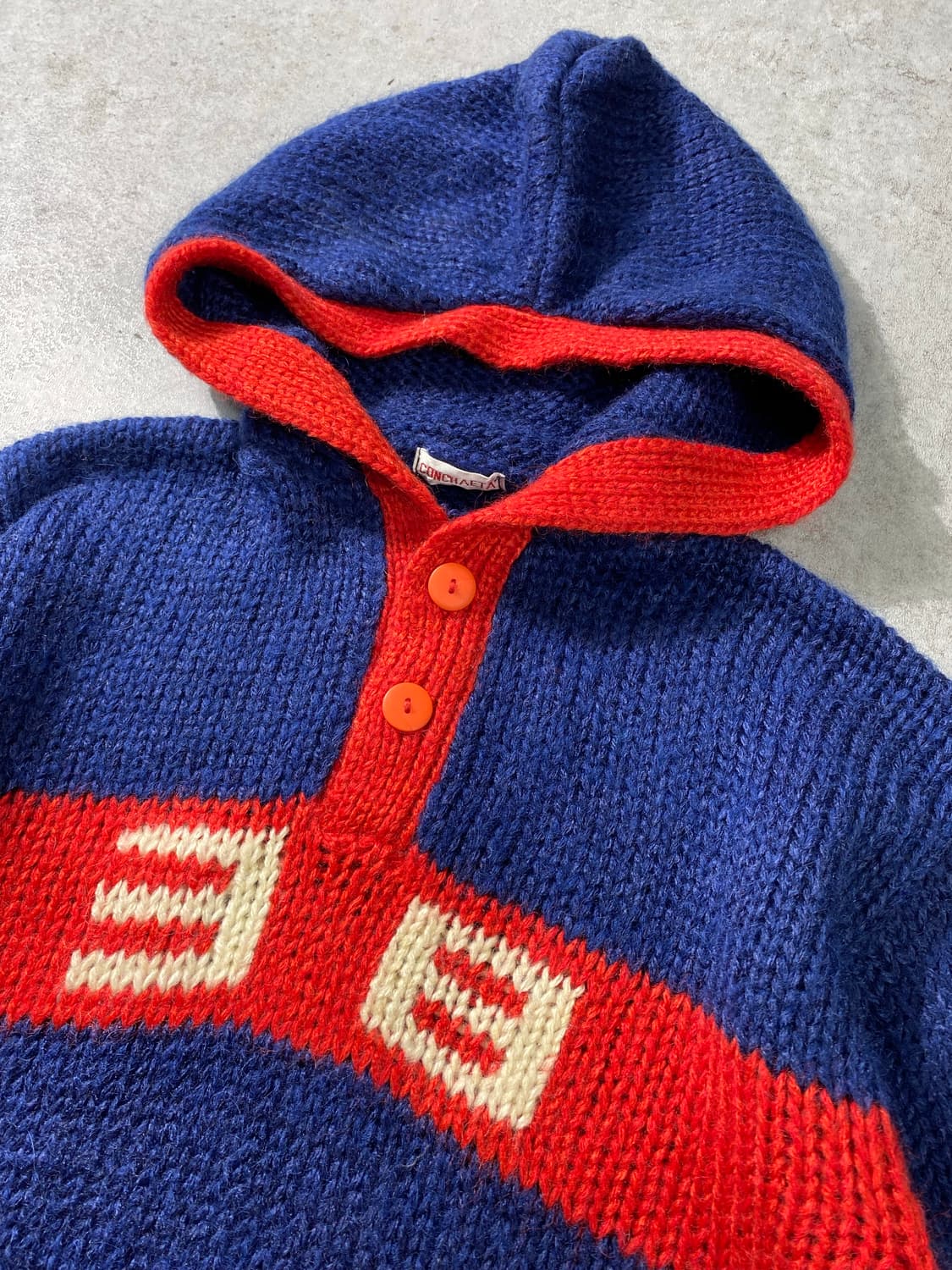 [L] 90s Vintage 빈티지 후드 핸드 니트 상품이미지3