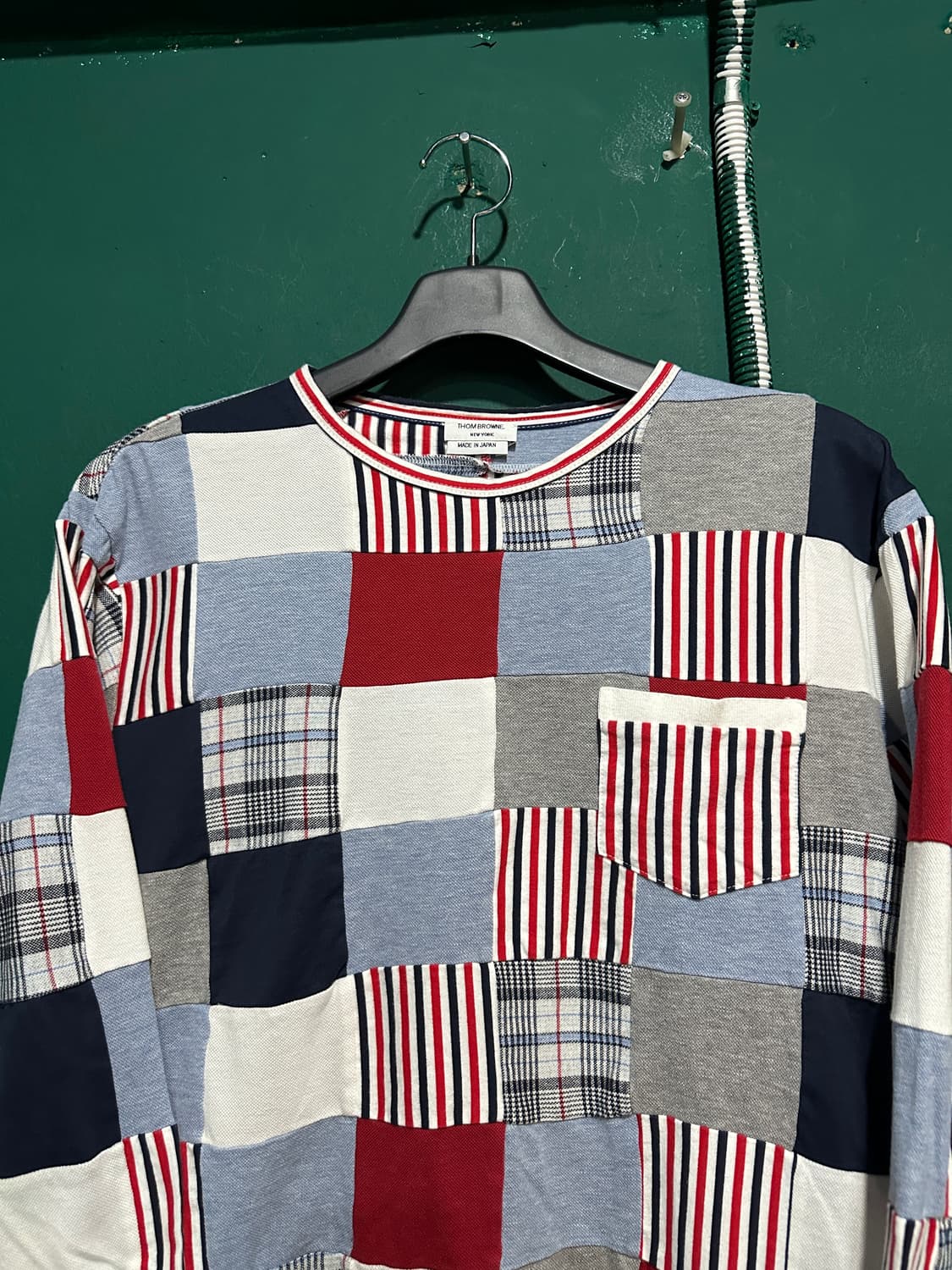 톰브라운 패치워크 긴팔티셔츠 3사이즈 상품이미지2