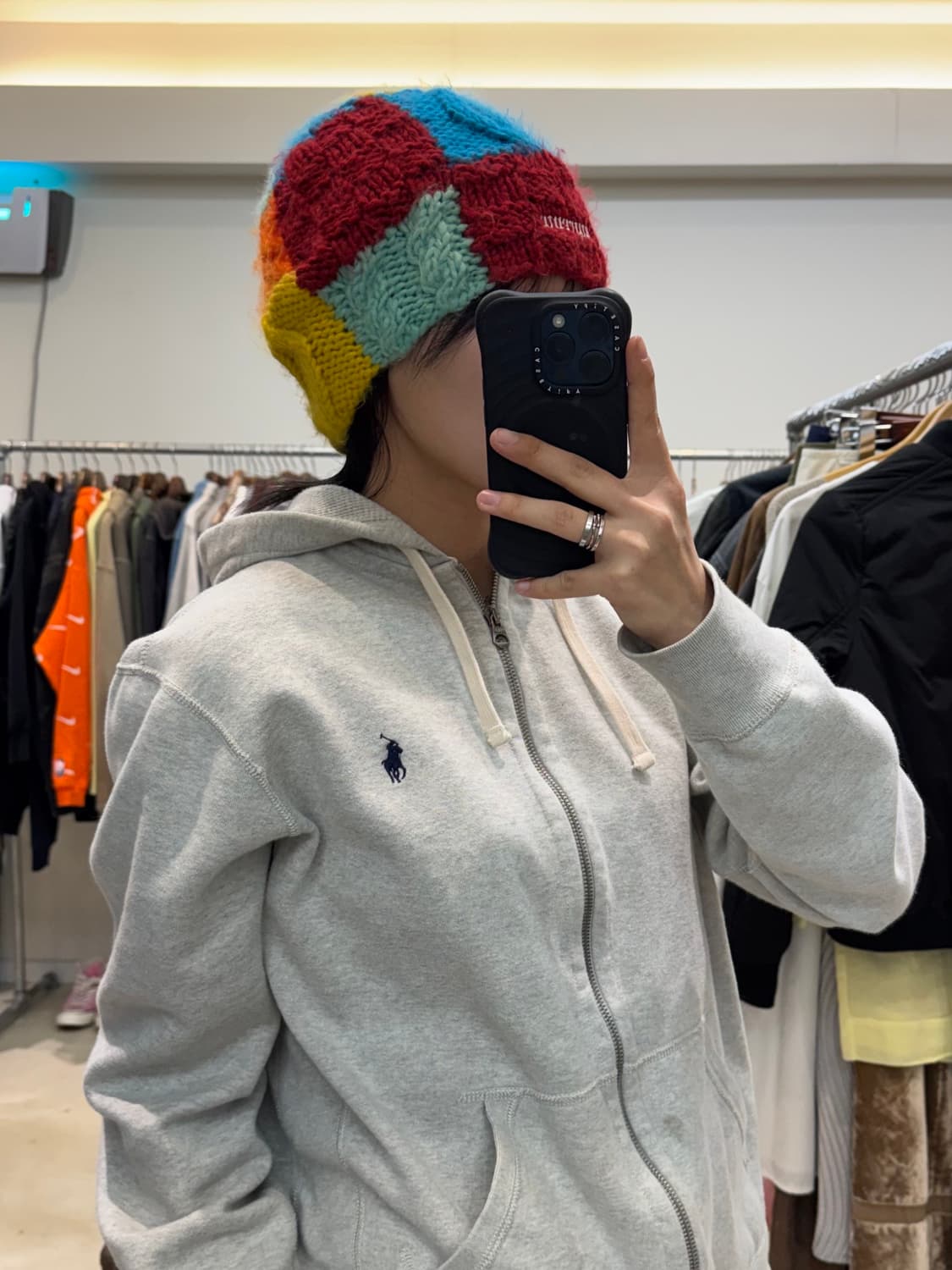 25ss 슈프림 블록 니트 멀티컬러 비니 상품이미지7