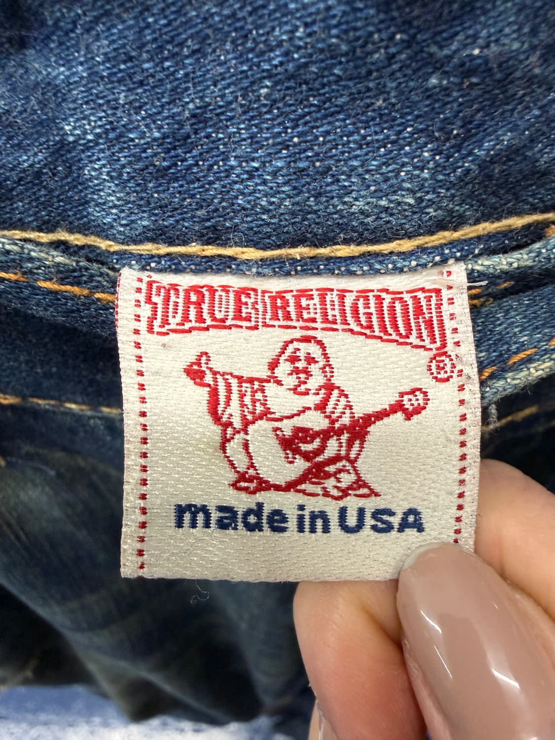 트루릴리젼 백포켓 붓다 부츠컷 데님 팬츠 상품이미지6