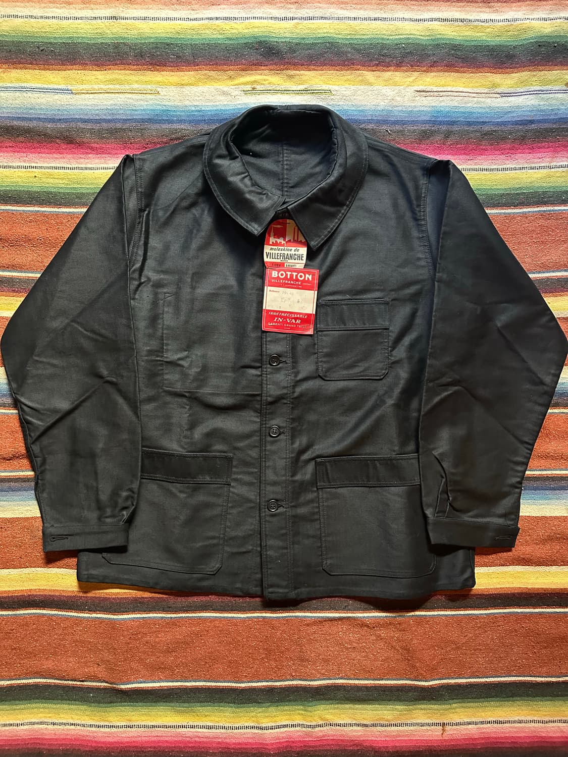 Dead Stock black french molskin work JK 상품이미지1