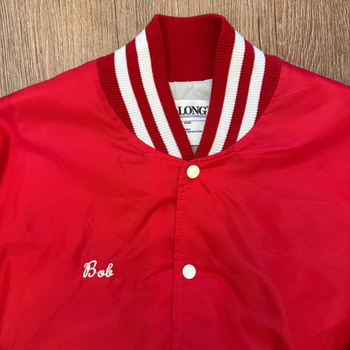 USA 빈티지 바시티자켓 레드 상품이미지2