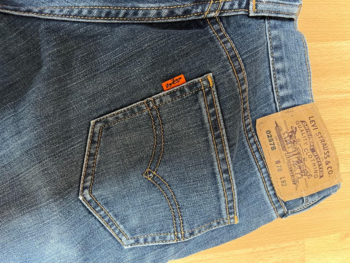 리바이스 여성 플레어진 02578 오렌지탭 상품이미지3