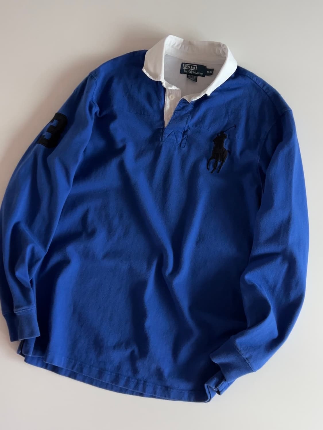 폴로 랄프로렌 빅포니 럭비 셔츠 M 상품이미지3