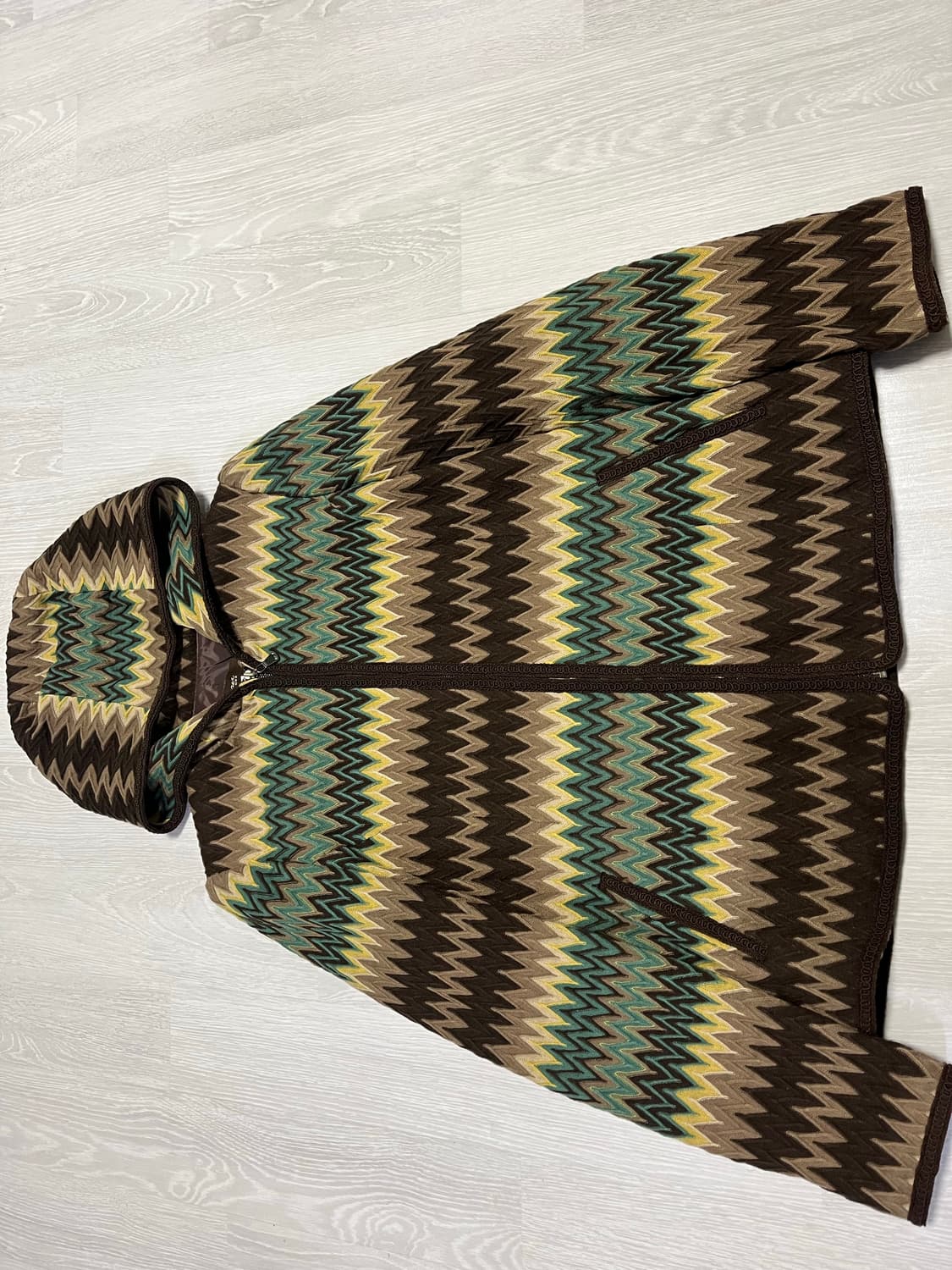 빈티지 니트후드집업 여성M 상품이미지1